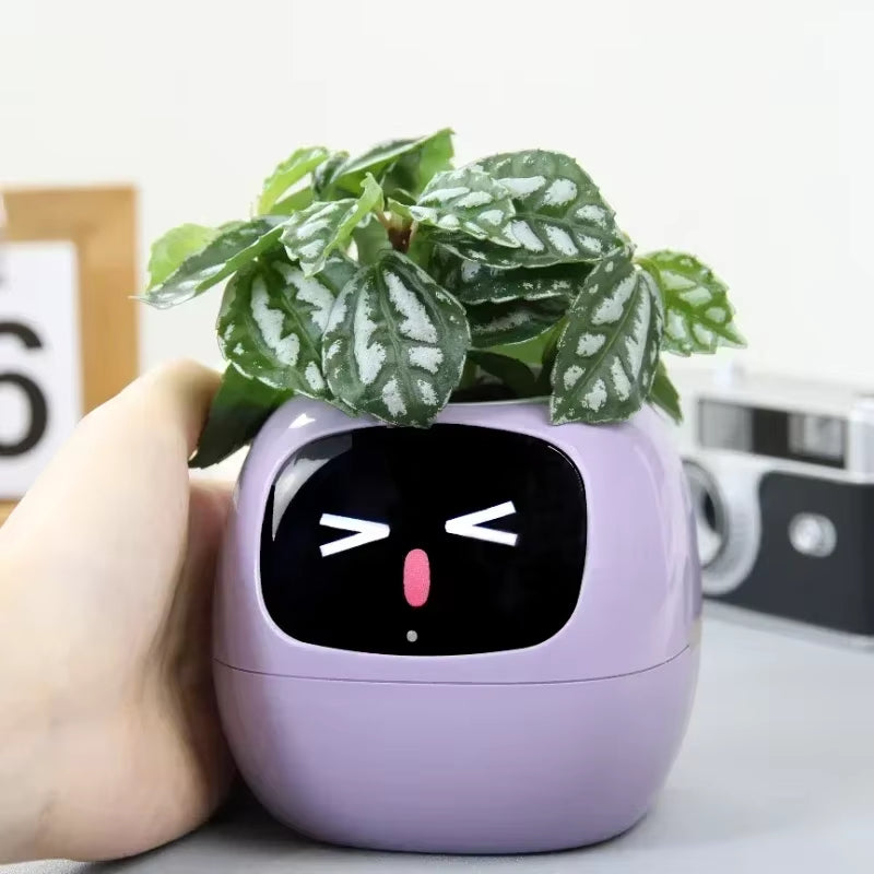 Smart Pot for Plant Small Flower Pot Ivy Desktop Green Plant Vase for Quіtіa Smart Pet Planter