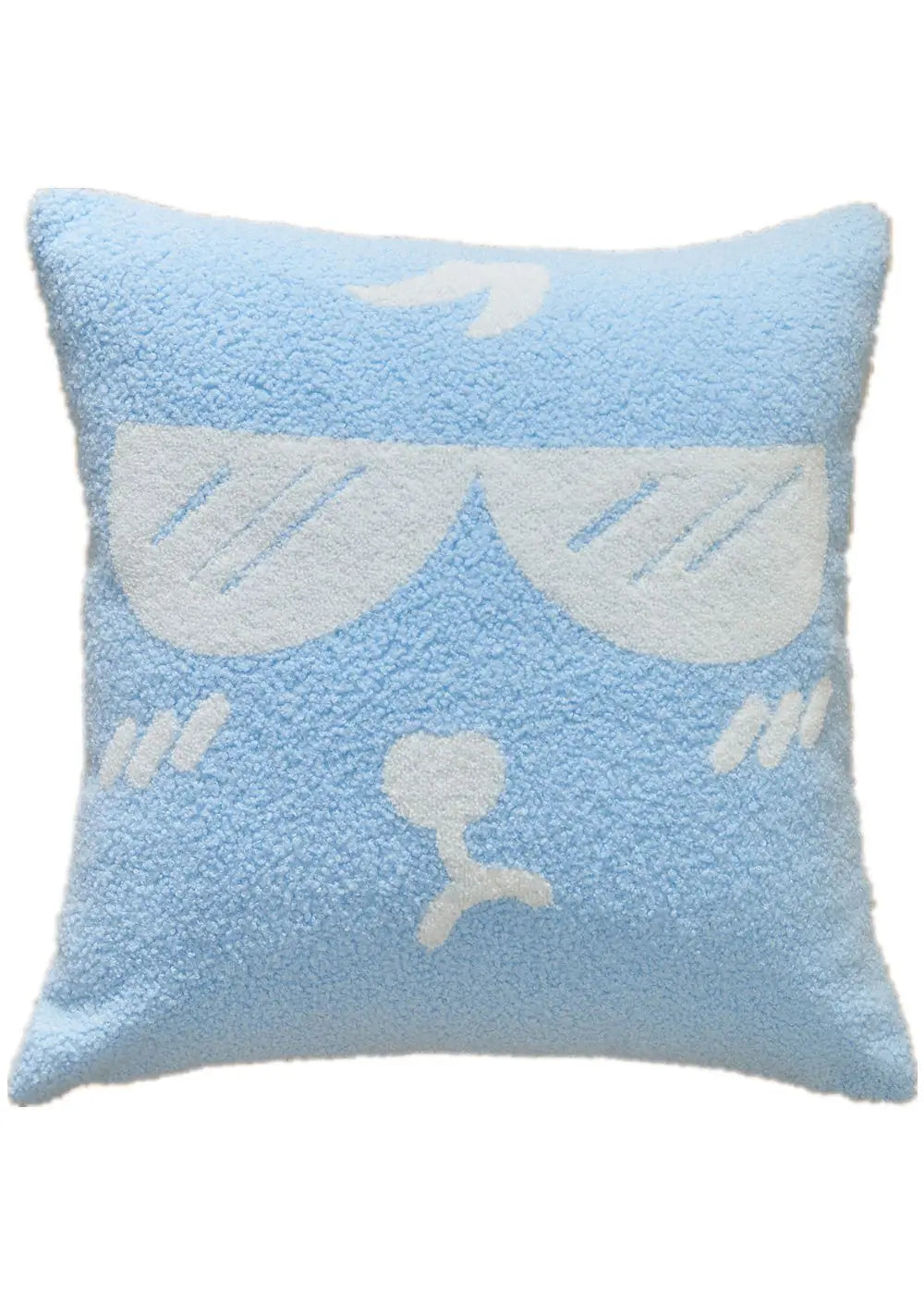 Embroidered Pillow Cover (Klein Blue Series)