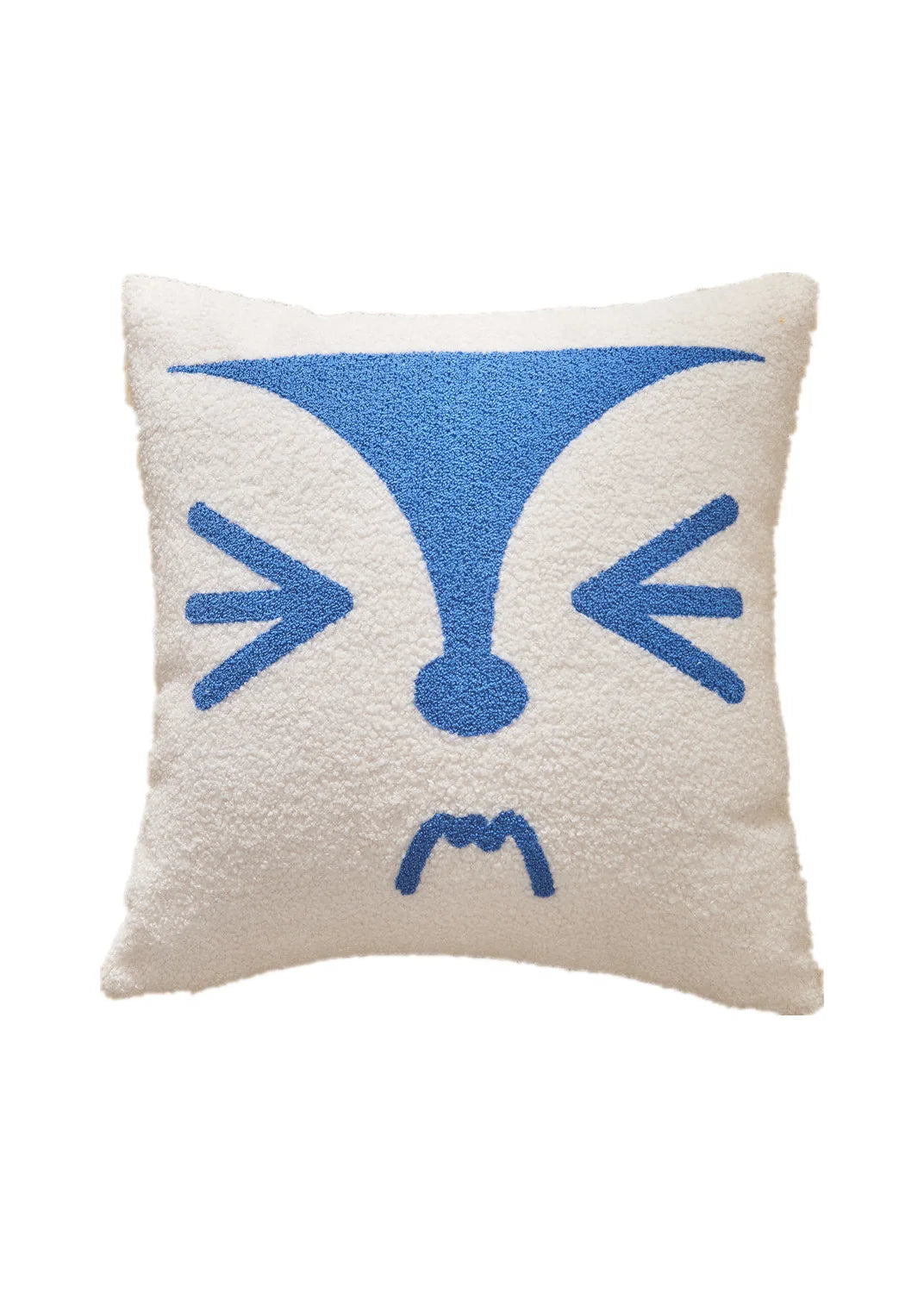 Embroidered Pillow Cover (Klein Blue Series)