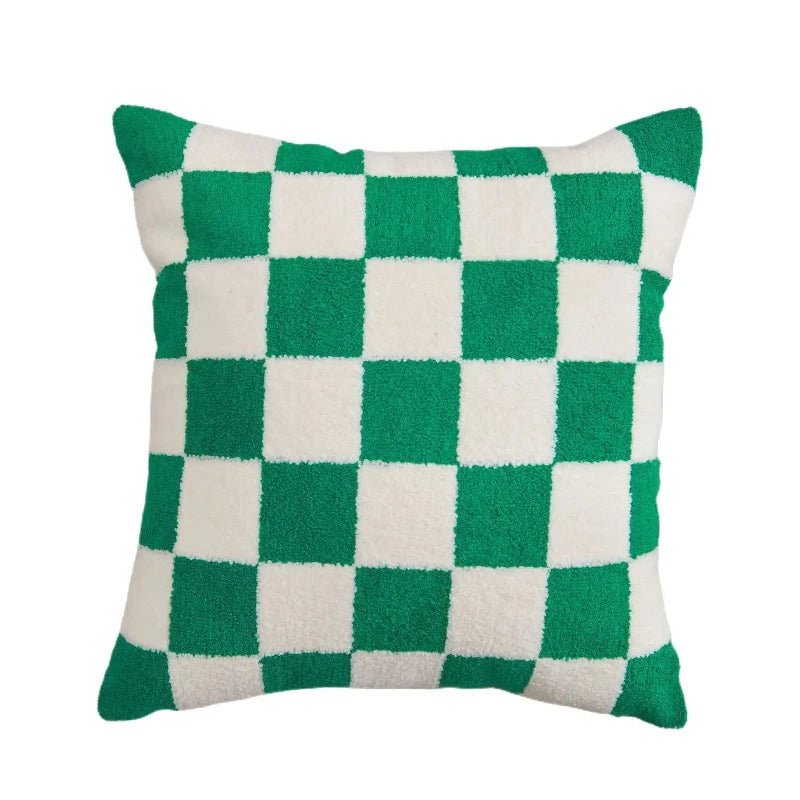 Embroidered Pillow Cover (Green and Black Series)