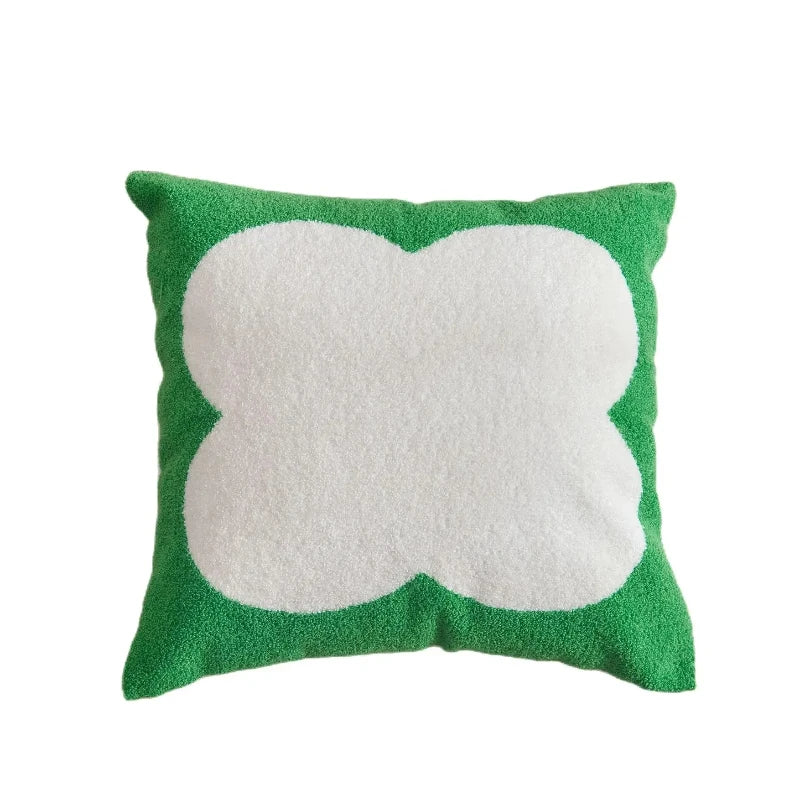 Embroidered Pillow Cover (Green and Black Series)