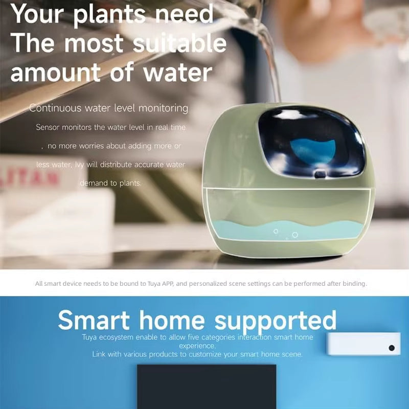 Smart Pot for Plant Small Flower Pot Ivy Desktop Green Plant Vase for Quіtіa Smart Pet Planter