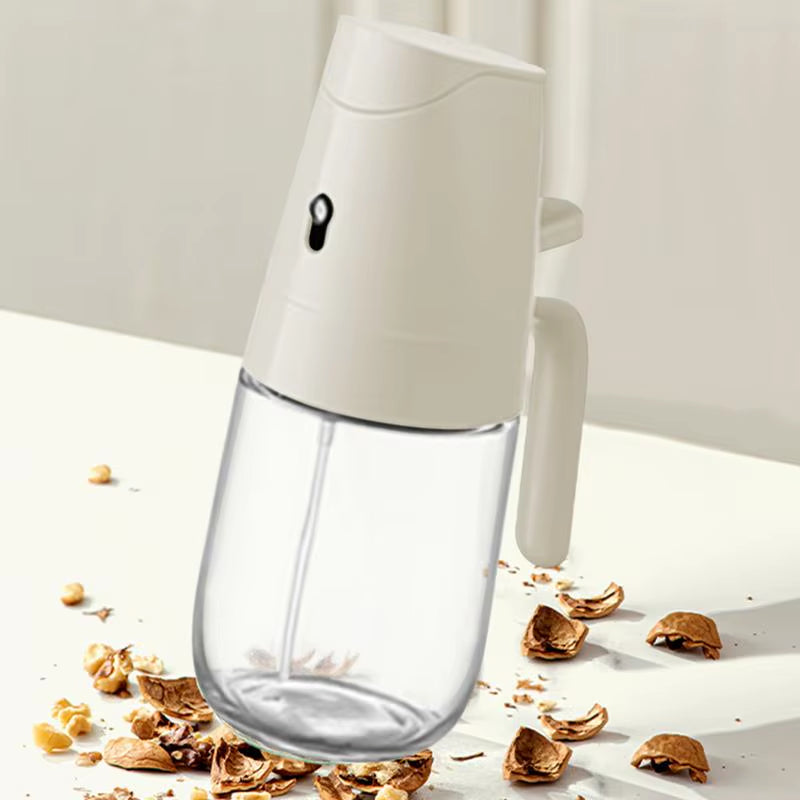 Oil Spray Dispenser Glass Oil Sprayer Mister 300Ml Oil Dispenser Spray and Pour Vinegar Bottle Home Kitchen Accessories for Air