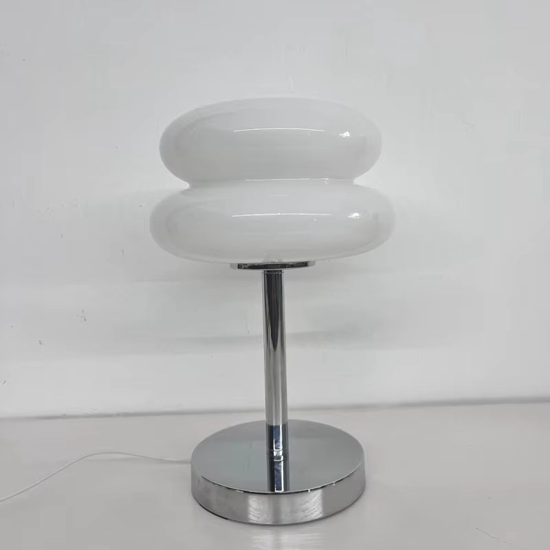 Macaron Glass Table Lamp Trichromatic Dimming Living Room Atmosphere Lamps Eye Protection Night Light Girl Bedroom Bedside Decor