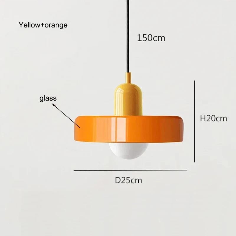 Nordic Bauhaus Retro Chandelier - Stylish Lighting for Dining Rooms, Living Rooms, and Coffee Shops