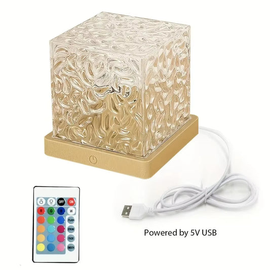 Ocean Wave Ceiling Projector Midnight Aura Lamp Water Lamp with Remote Control 16 Colors Wave Night Light for Room Decor