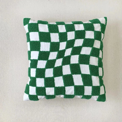 Embroidered Pillow Cover (Green and Black Series)