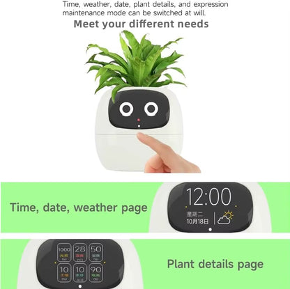 Smart Pot for Plant Small Flower Pot Ivy Desktop Green Plant Vase for Quіtіa Smart Pet Planter